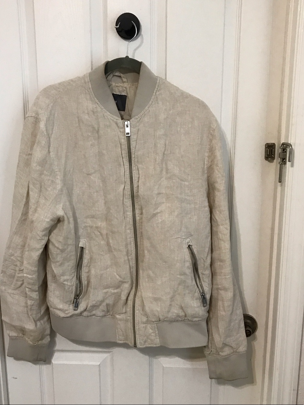 H&M Beige Men's Bomber Jacket